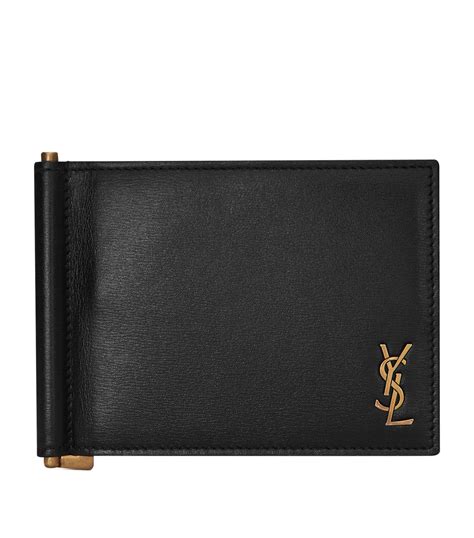 ysl mens wallets|saint laurent money clip wallet.